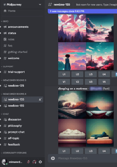 Midjourney comparison